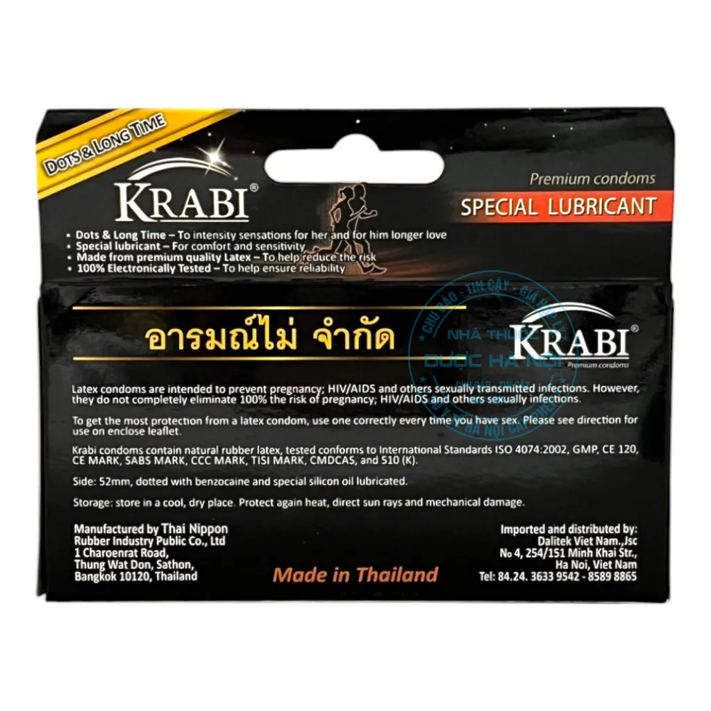 Bao cao su Krabi dots & long time