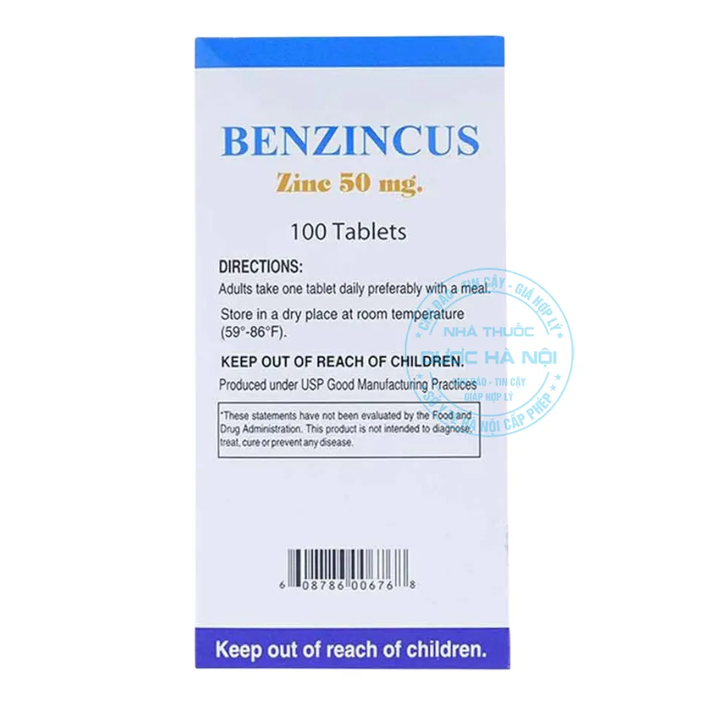Viên uống Natural Ben Zincus