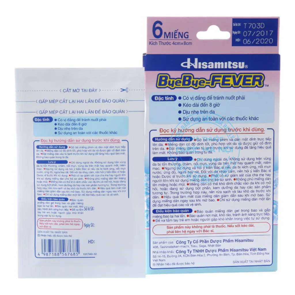 Miếng dán ByeBye Fever