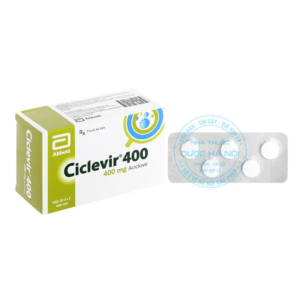 Thuốc Ciclevir 400