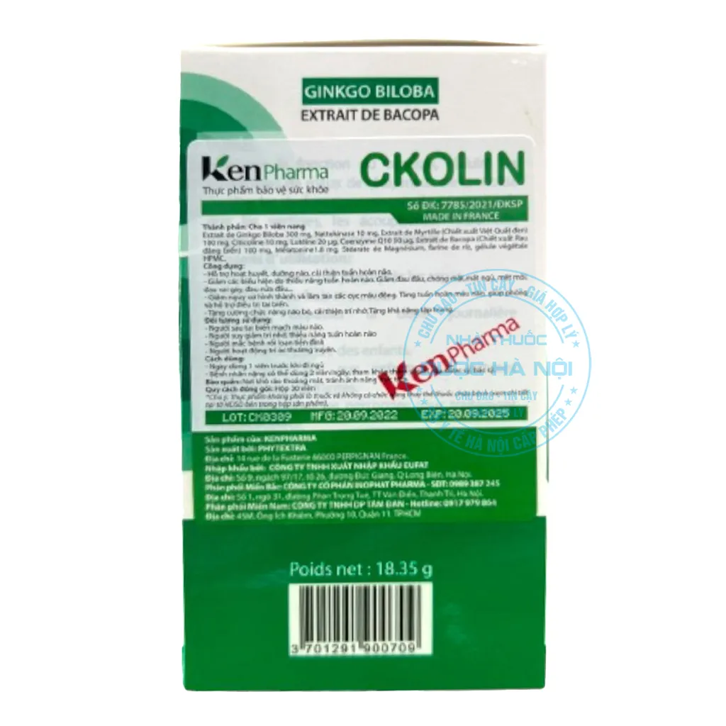 Viên uống Ckolin