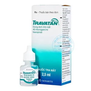 Thuốc nhỏ mắt Travatan bảo vệ sức khỏe mắt cho bệnh nhân glaucoma