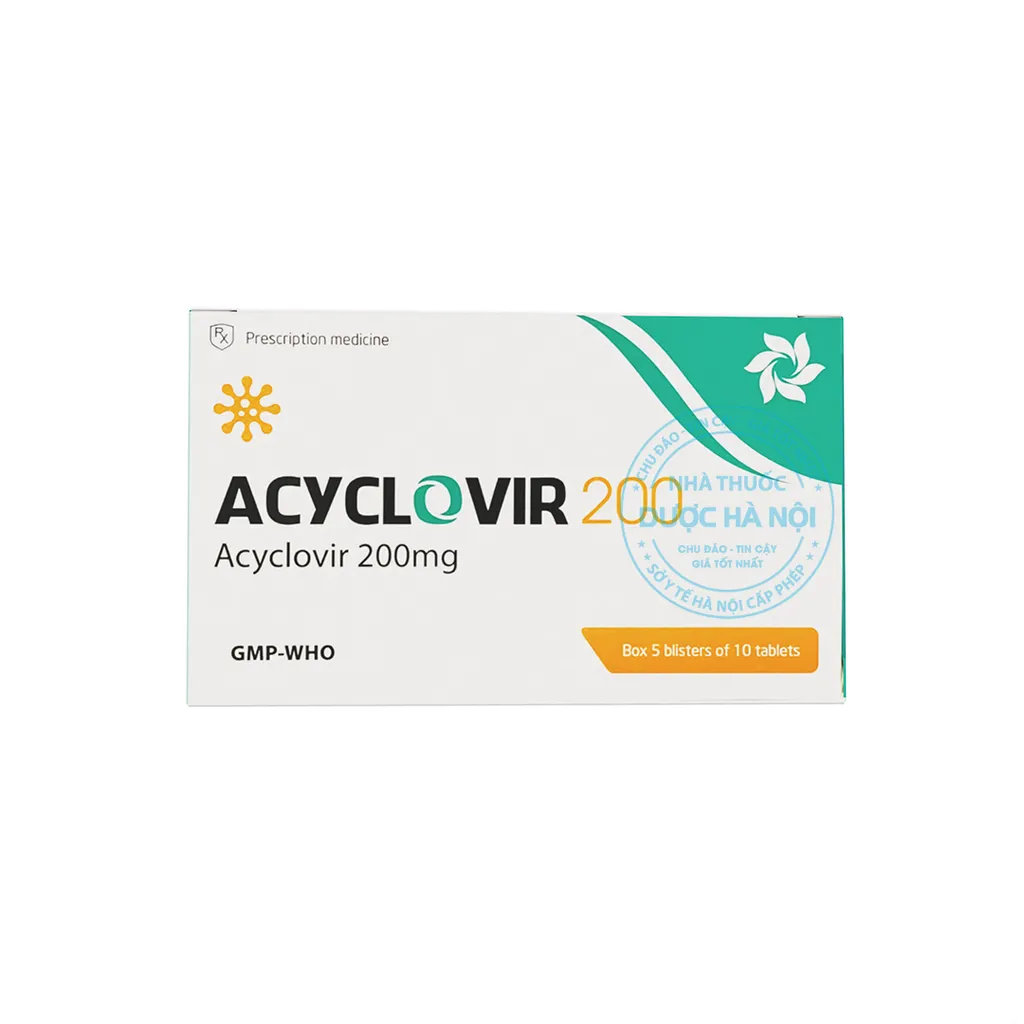 Thuốc Acyclovir Tín Phong 200mg