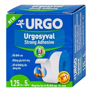 Băng keo lụa Urgosyval 1,25cm x 5m bảo vệ và chăm sóc vết thương
