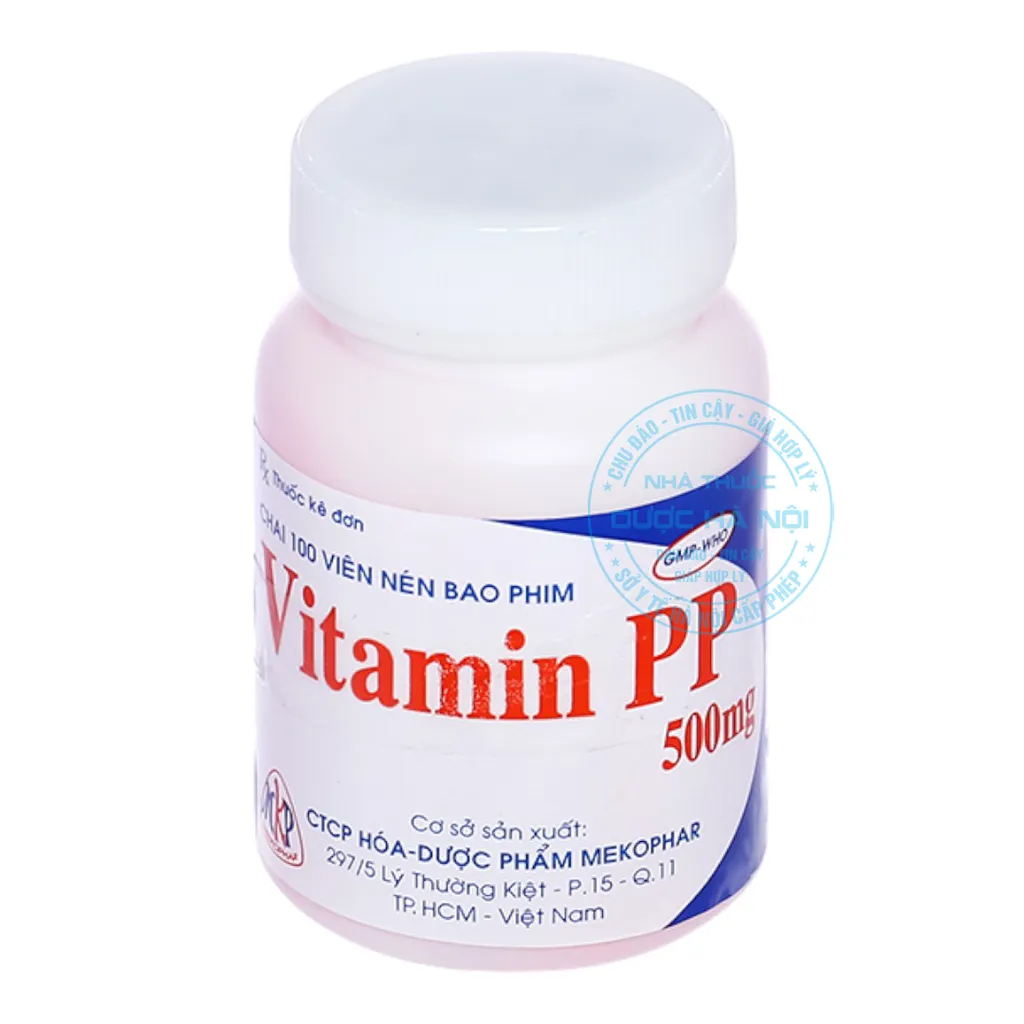 Thuốc Viatamin PP (Lọ 100 Viên)