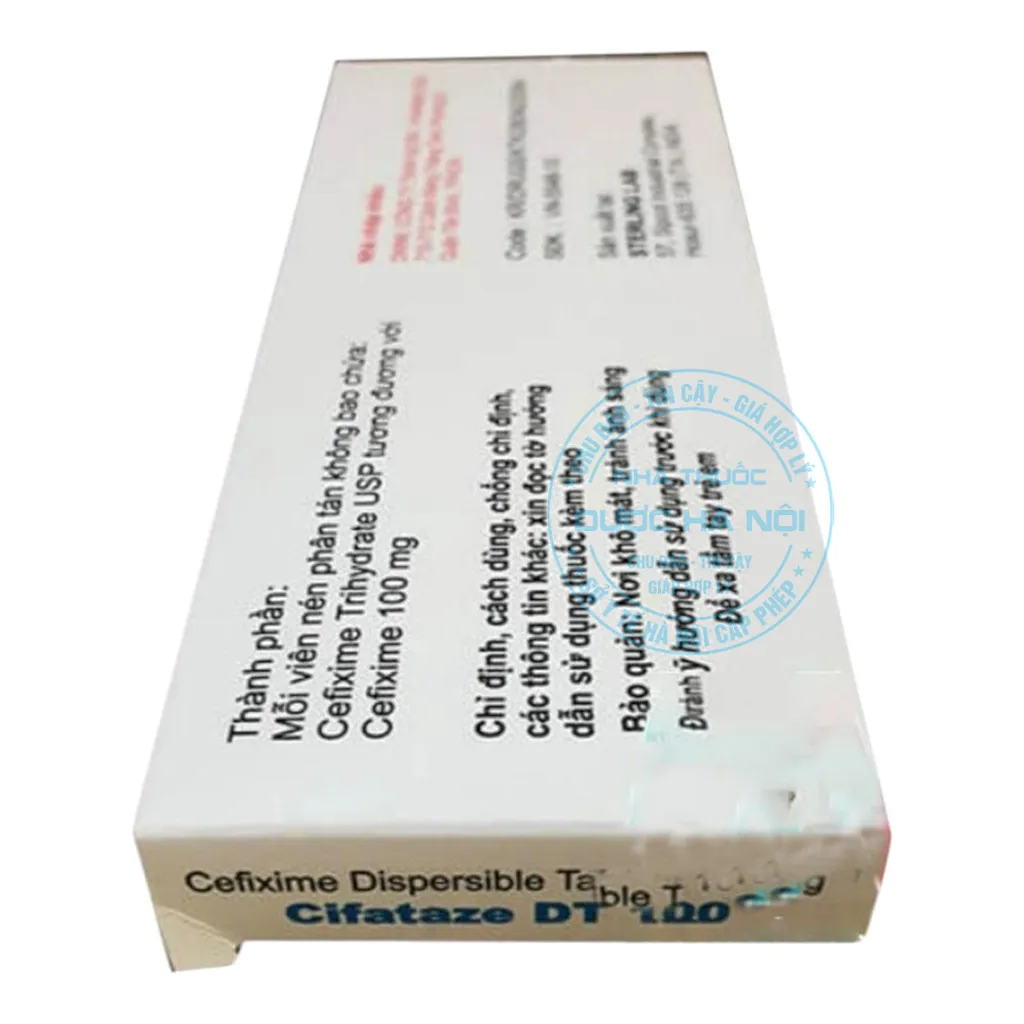 Thuốc Cifataze DT 100mg