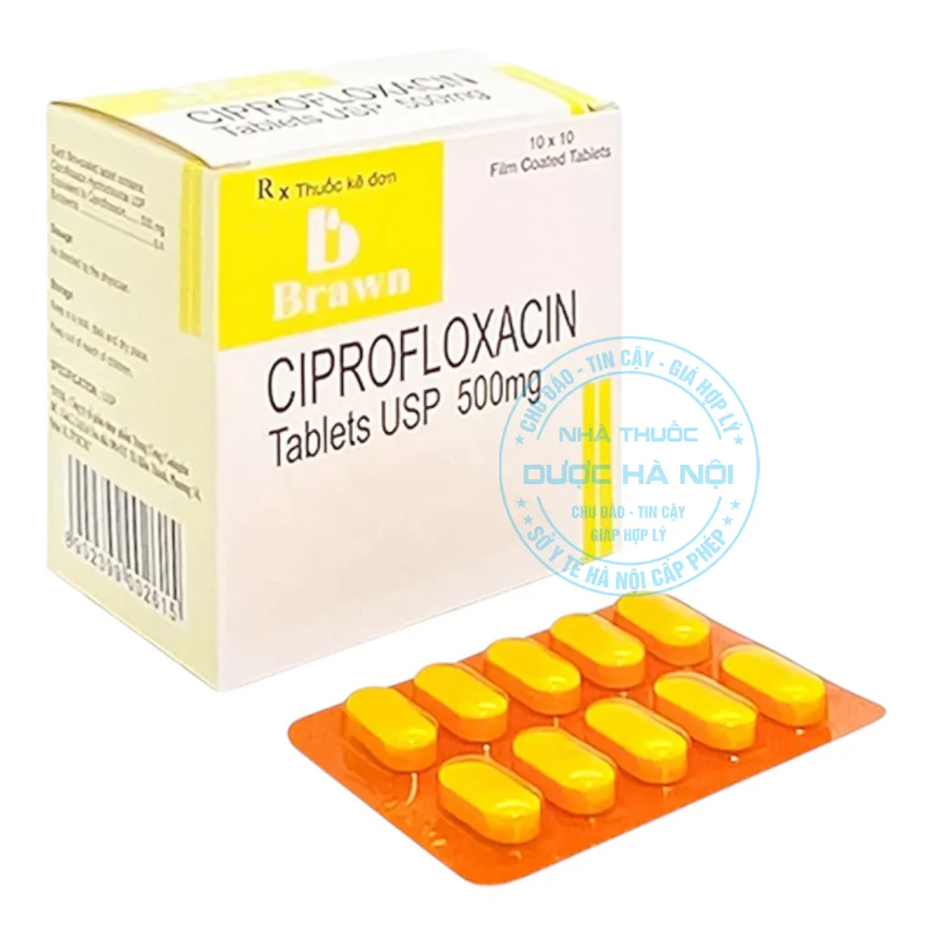 Thuốc Ciprofloxacin Brawn