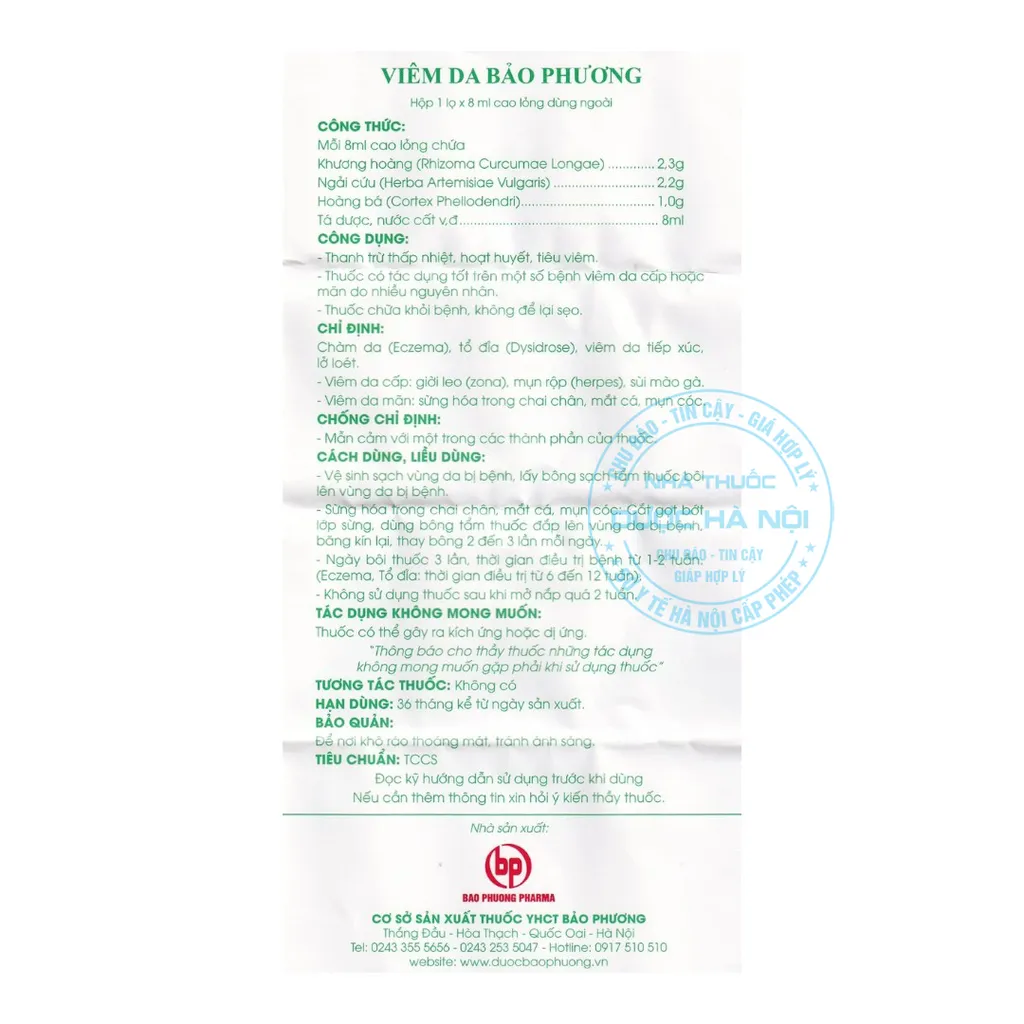 Viêm Da Bảo Phương