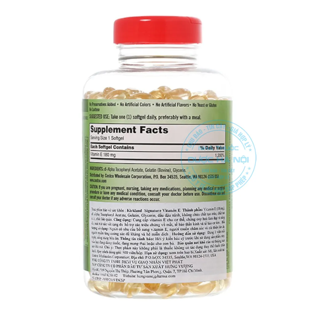 Vitamin E 400 Kirkland