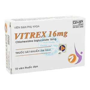 Thuốc Vitrex 16mg điều trị và dự phòng viêm nhiễm âm đạo