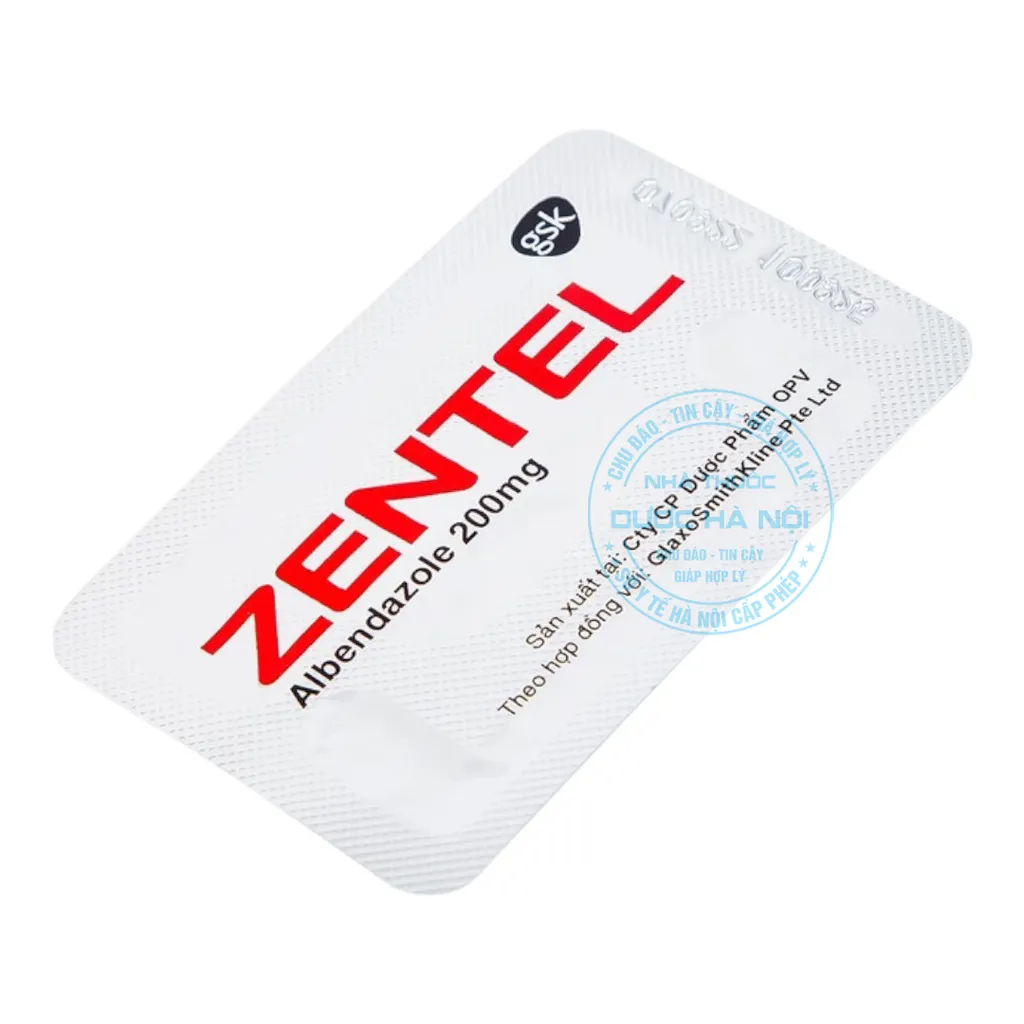 Thuốc Zentel 200mg