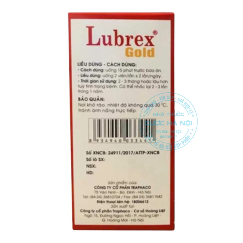 Viên uống Lubrex Gold