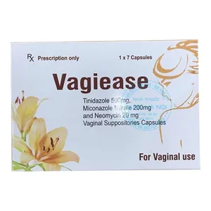 Thuốc Vagiease điều trị viêm âm đạo do nhiễm trùng