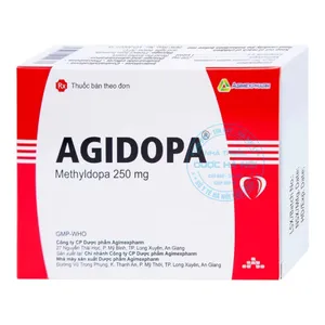 Thuốc Agidopa 250mg điều trị tăng huyết áp, giúp ổn định huyết áp cho người bệnh