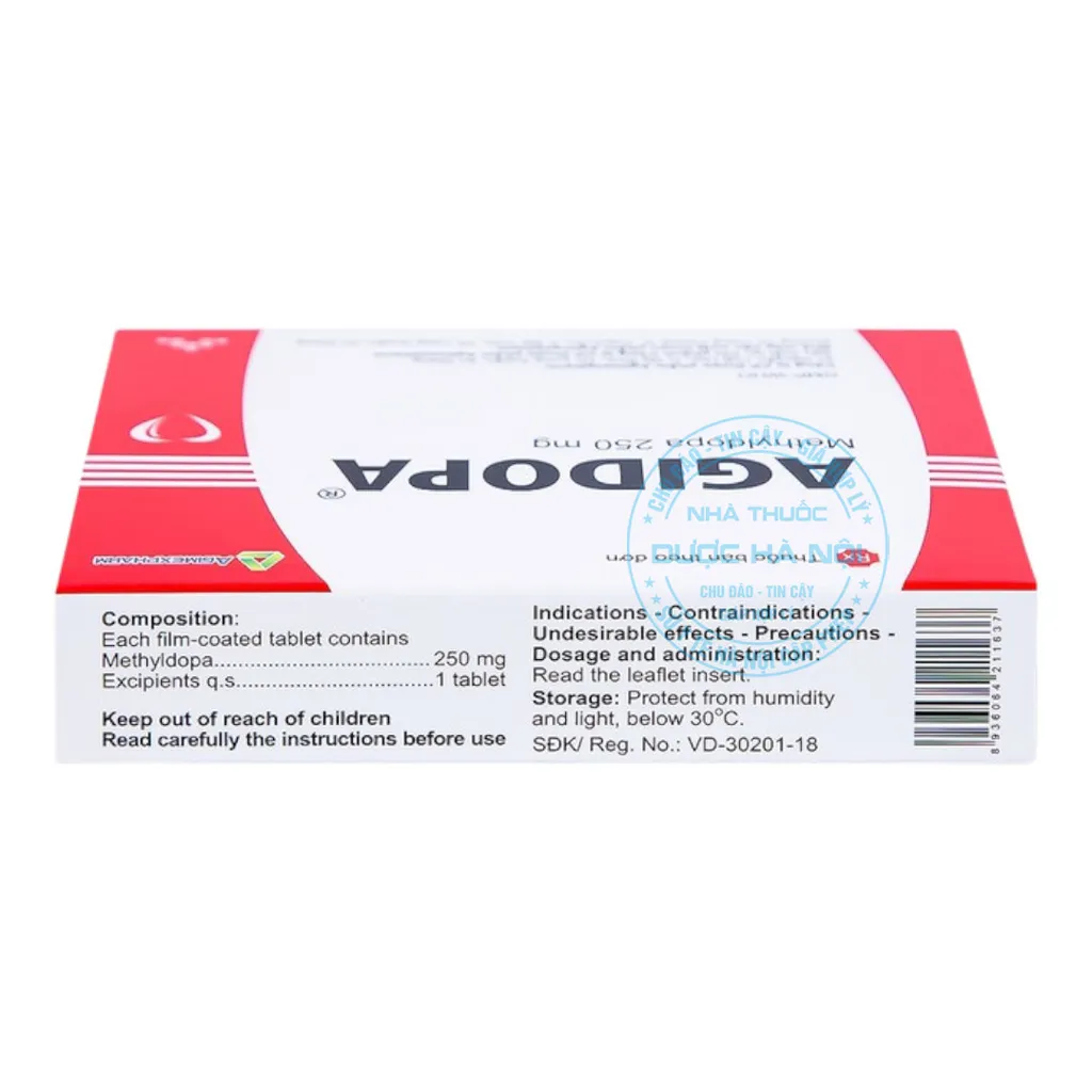 Thuốc Agidopa 250mg