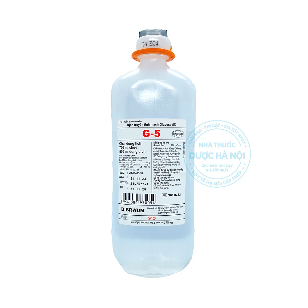 Dung dịch Glucose 5%
