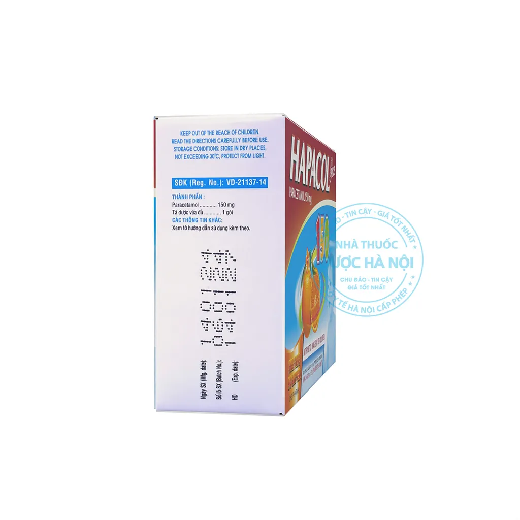 Bột sủi Hapacol 150
