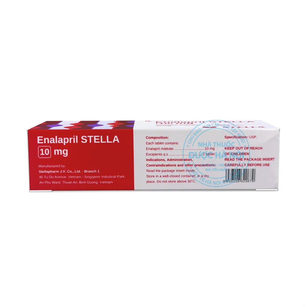 Thuốc Enalapril Stella 10mg