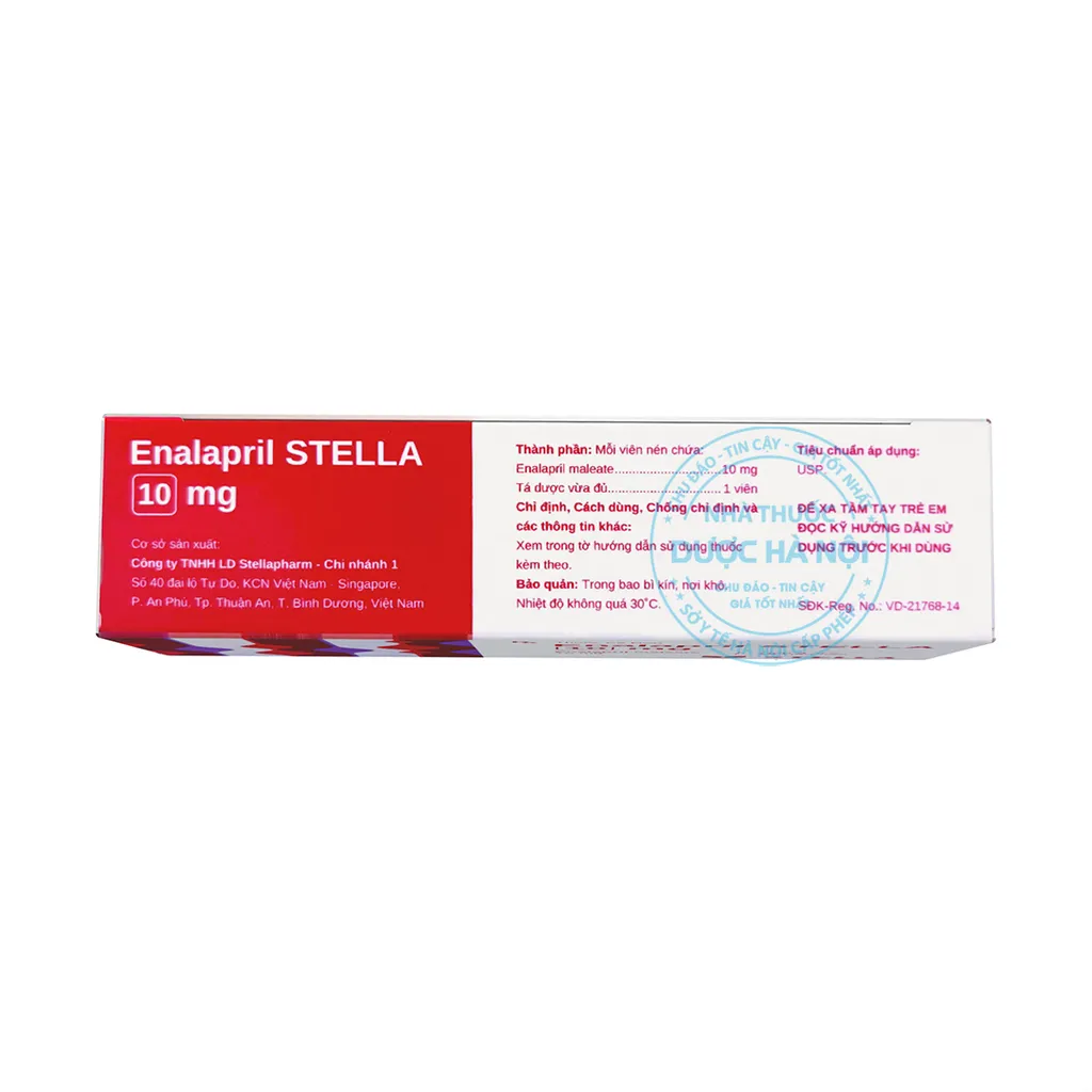 Thuốc Enalapril Stella 10mg