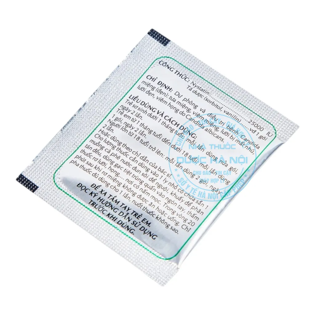 Rơ miệng Nyst 25.000IU