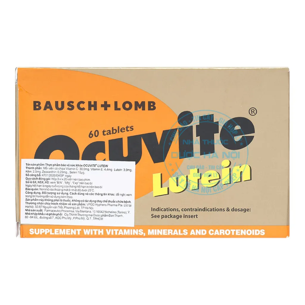 Viên uống Ocuvite Lutein