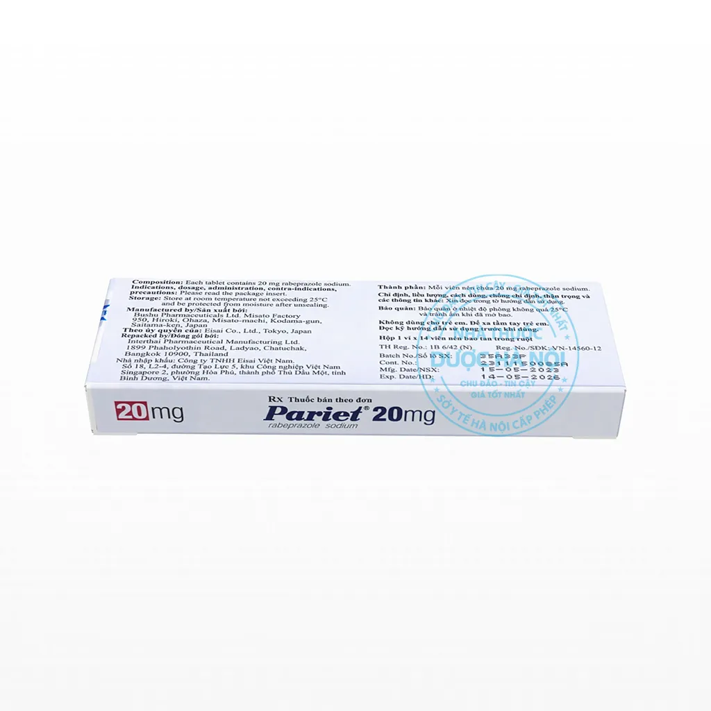 Thuốc Pariet 20mg