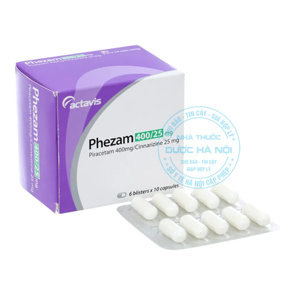 Thuốc Phezam 400/25mg