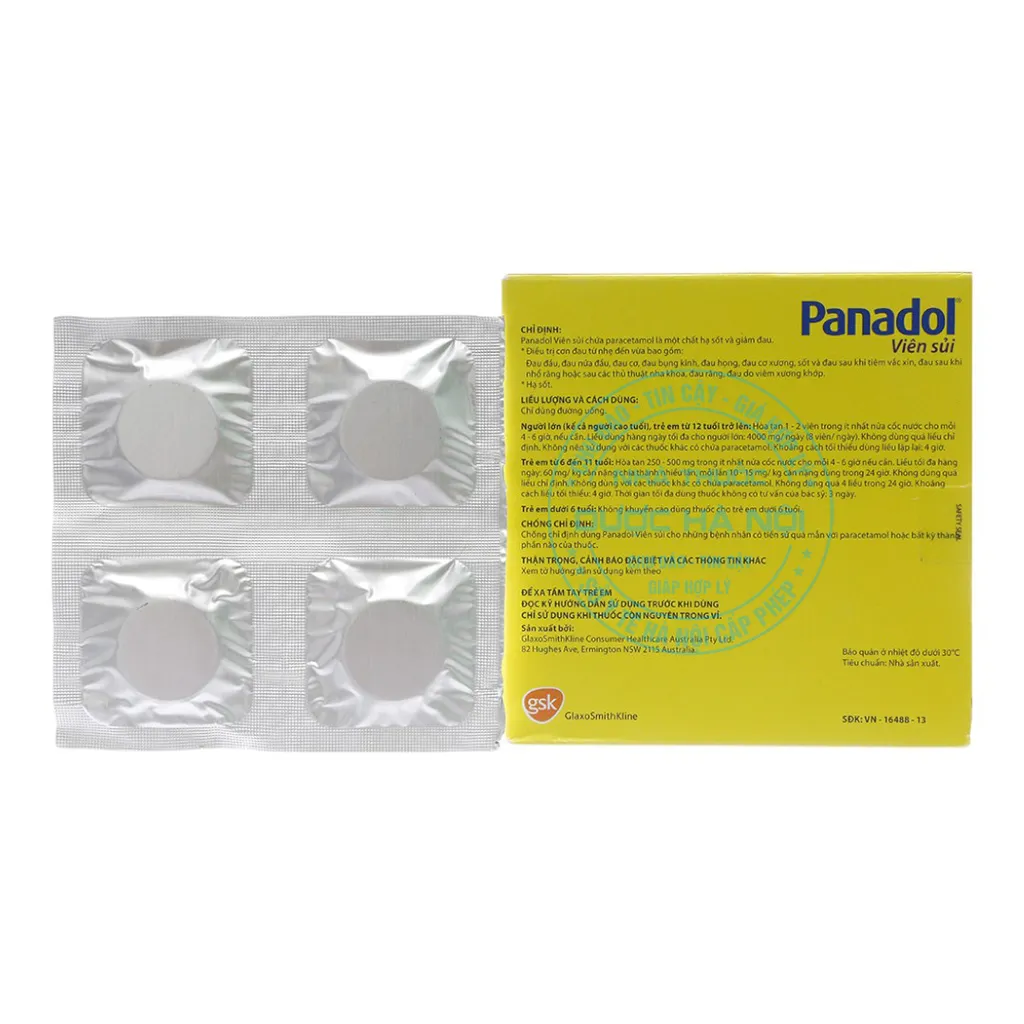 Thuốc sủi Panadol