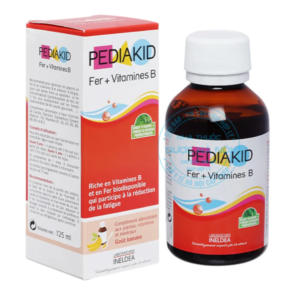 Siro Pediakid Fer + Vitamines B