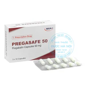 Thuốc Pregasafe 50mg điều trị động kinh và đau thần kinh