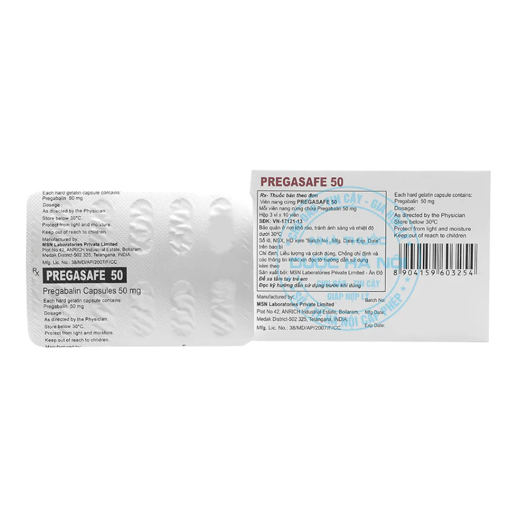Thuốc Pregasafe 50mg