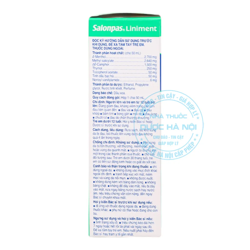 Dầu xoa Salonpas Liniment