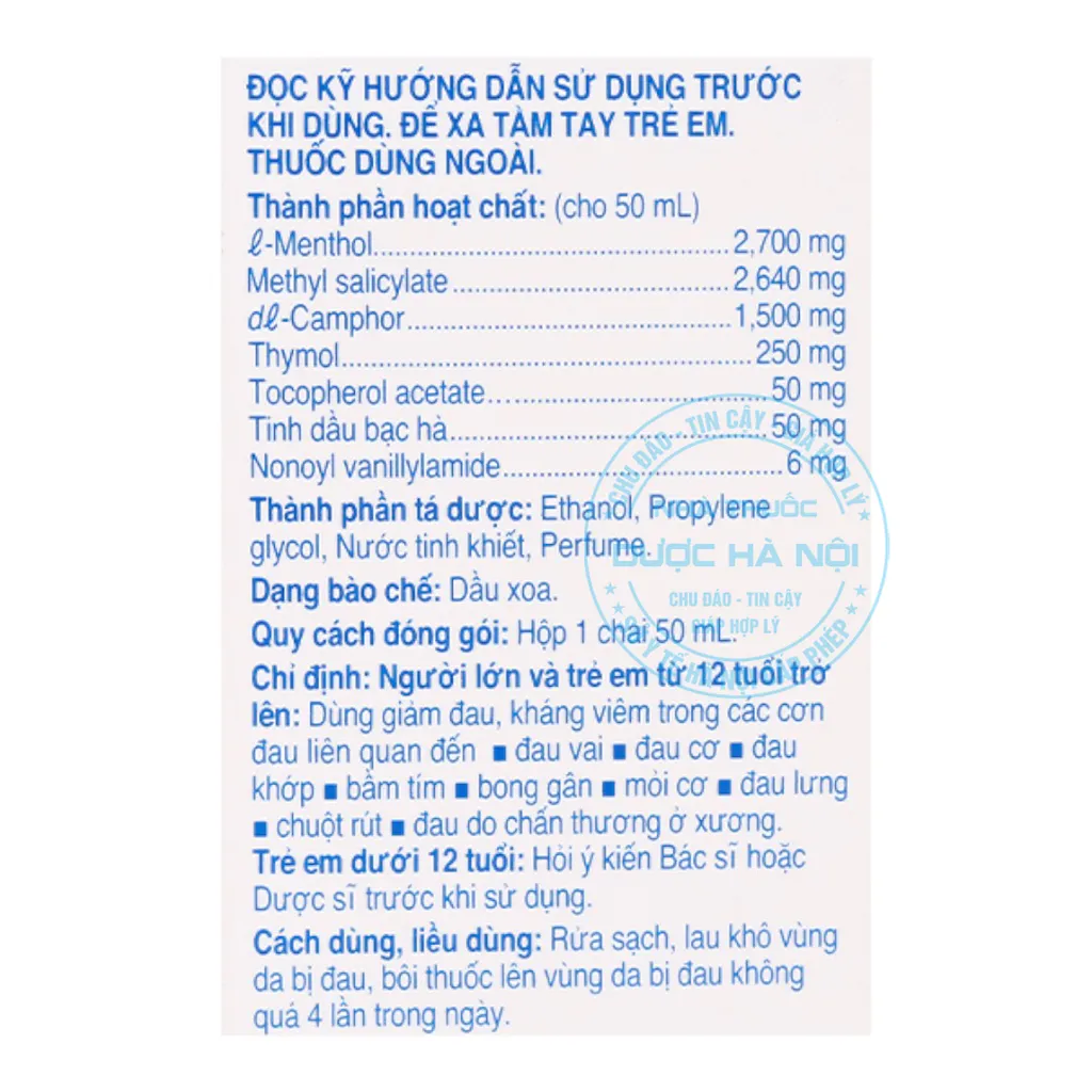 Dầu xoa Salonpas Liniment
