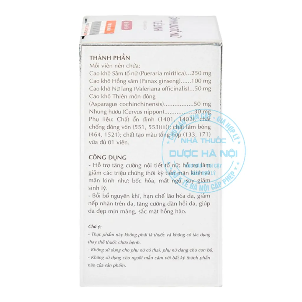 Viên uống Sâm Nhung Tố Nữ Tuệ Linh