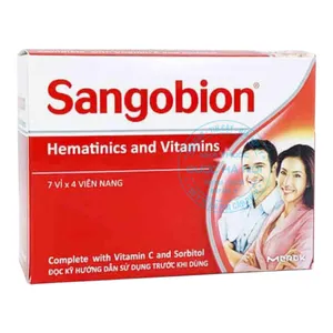 Thuốc Sangobion điều trị tình trạng thiếu máu