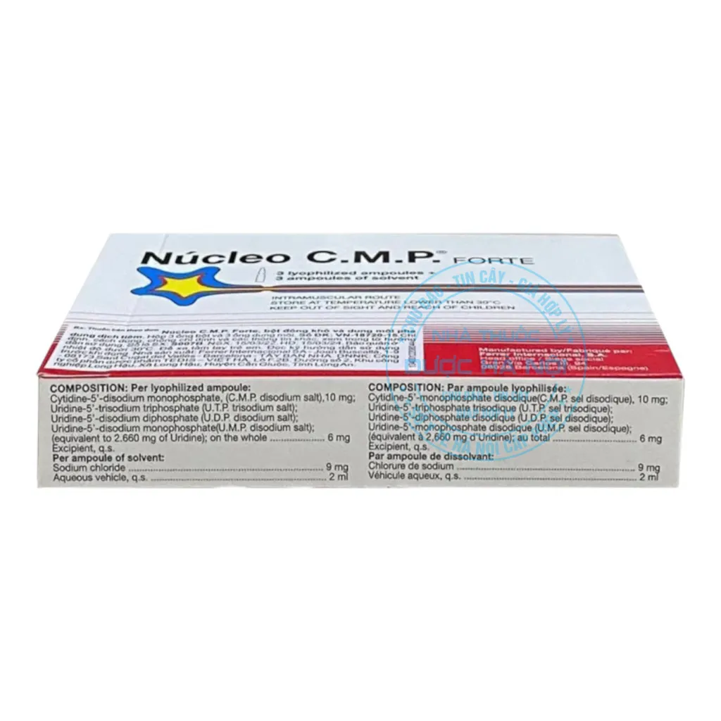 Thuốc pha tiêm Núcleo C.M.P Forte