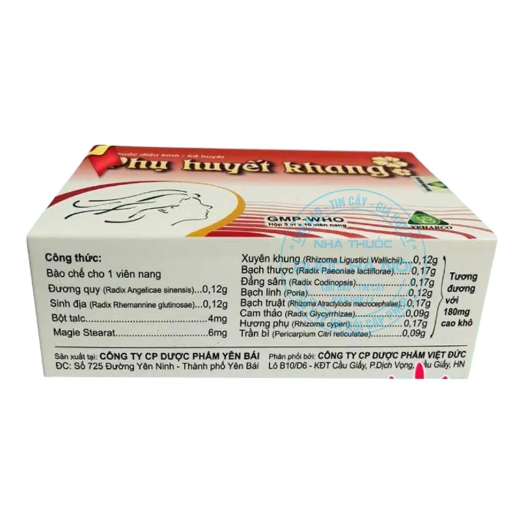 Thuốc Phụ Huyết Khang