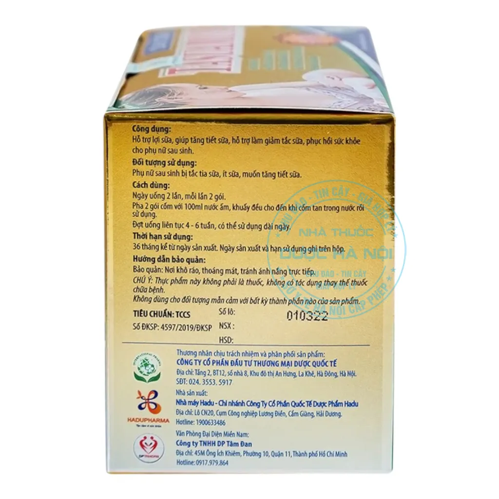 Cốm Lợi Sữa Tasuamum