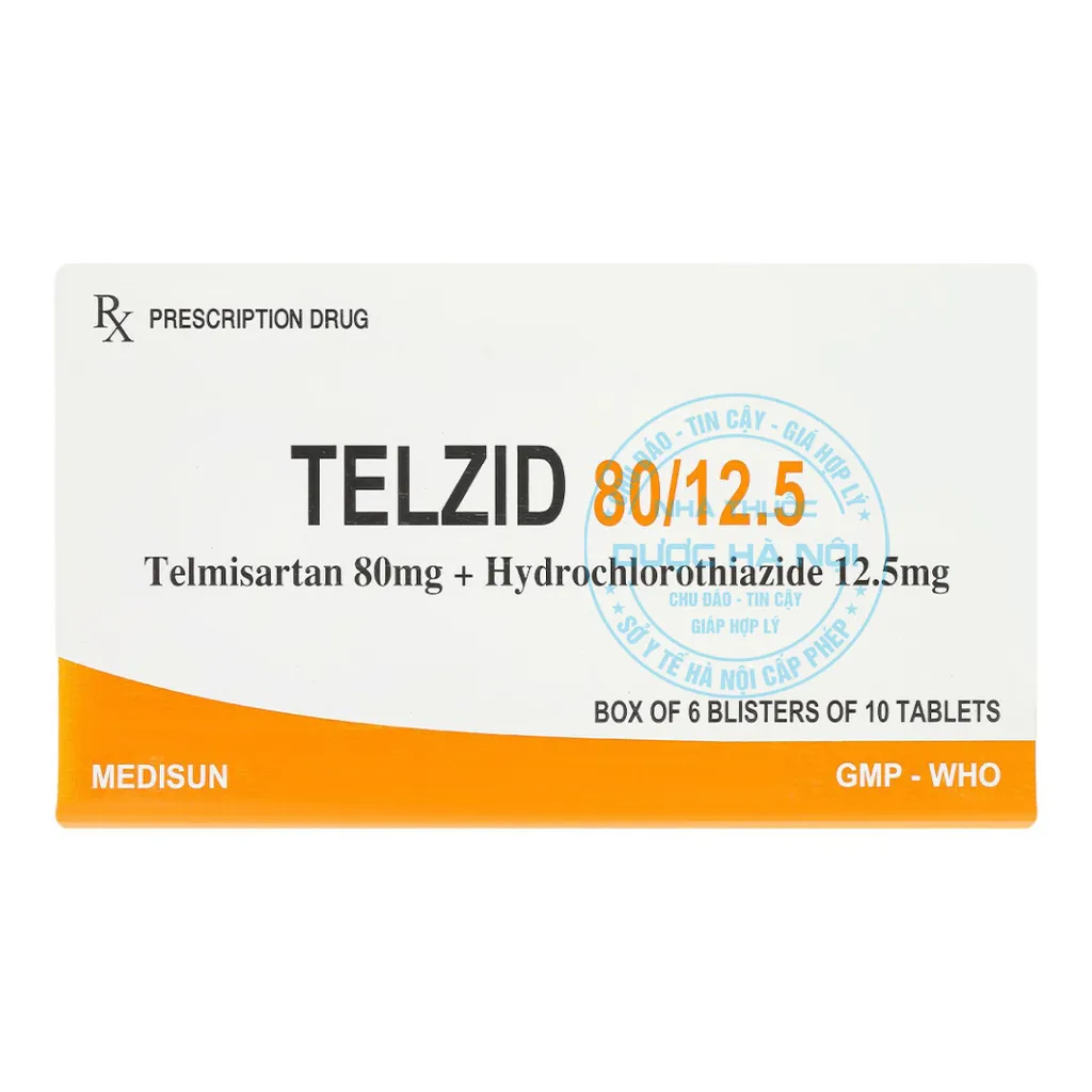 Thuốc Telzid 80/12.5mg