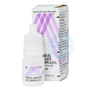 Thuốc Timolol 5ml điều trị các trường hợp tăng nhãn áp và glôcôm