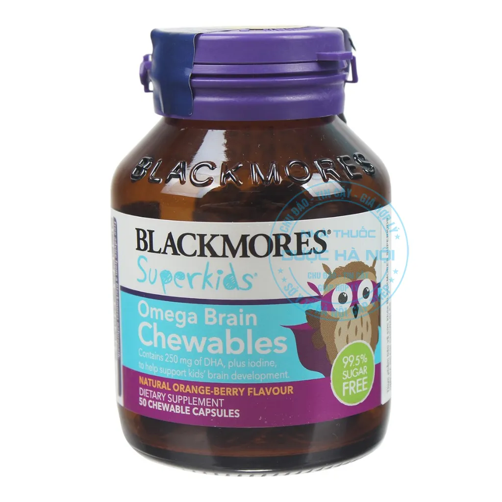 Viên uống Blackmores Superkids Omega Brain Chewables