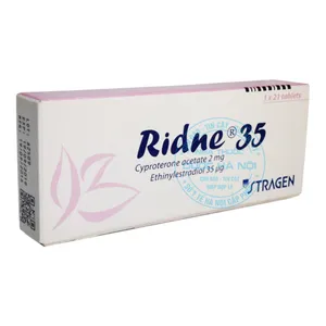 Thuốc Ridne 35 điều trị các vấn đề về da như mụn trứng cá, rụng tóc androgen di truyền