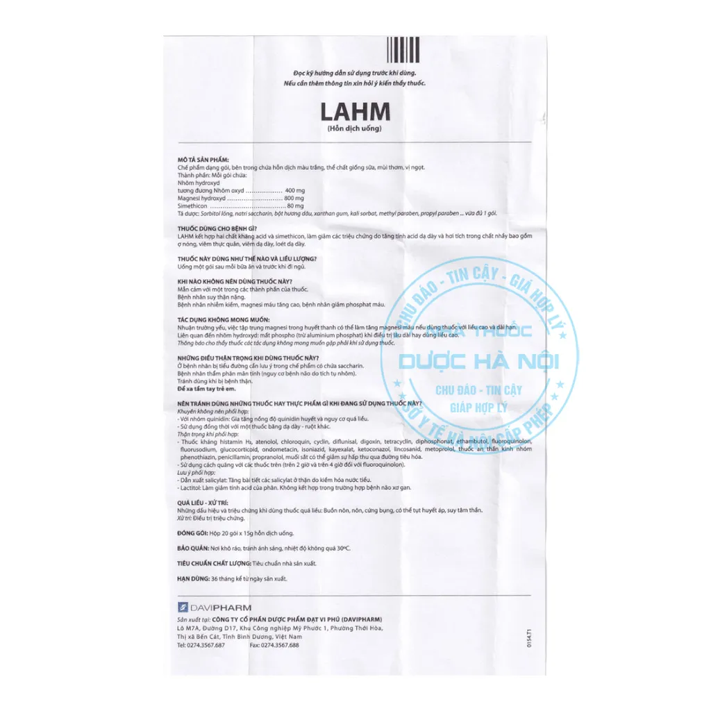 Thuốc Lahm