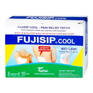 Cao dán Fujisip Cool giảm đau nhức cơ bắp, khớp, lưng, vai gáy
