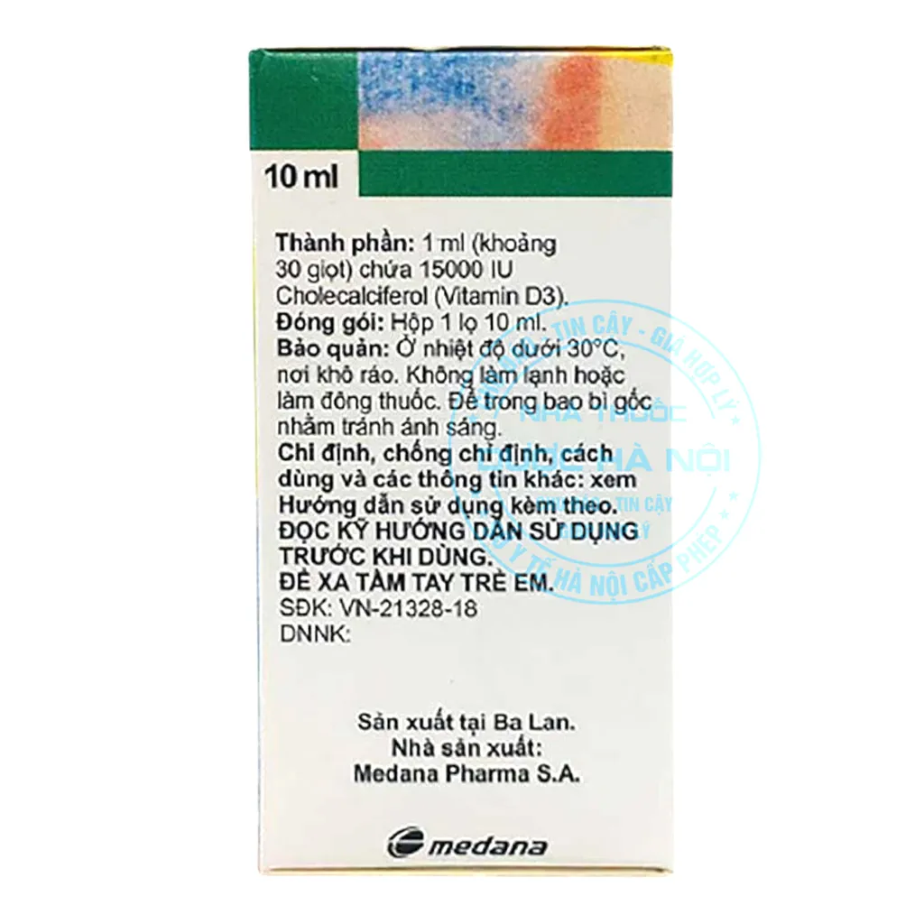 Thuốc Aquadetrim Vitamin D3