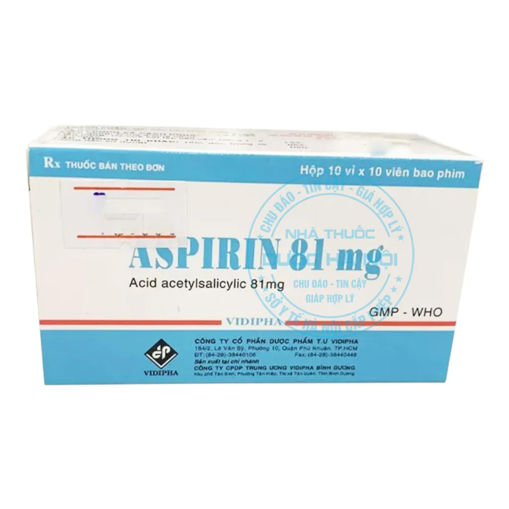 Thuốc Aspirin 81mg