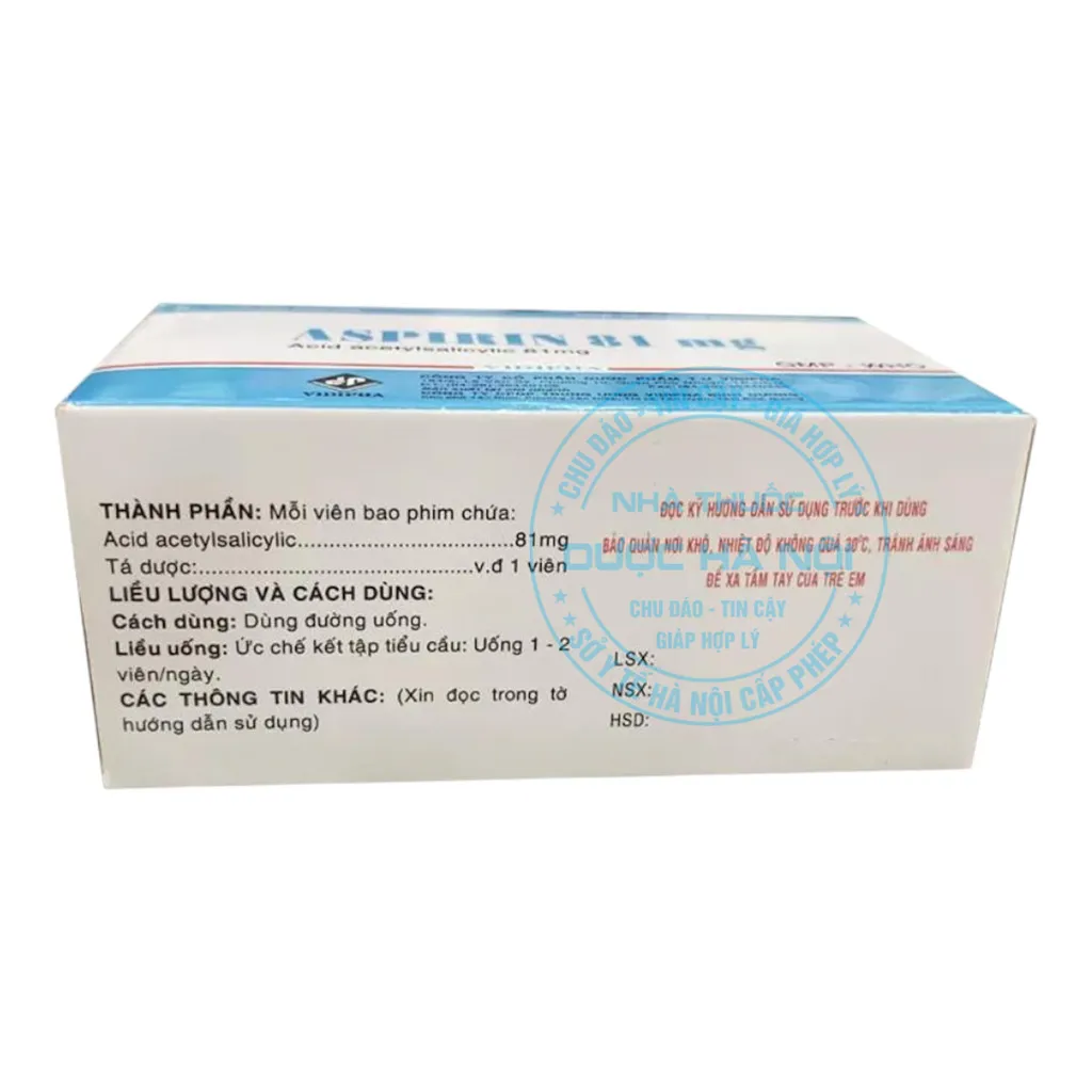 Thuốc Aspirin 81mg