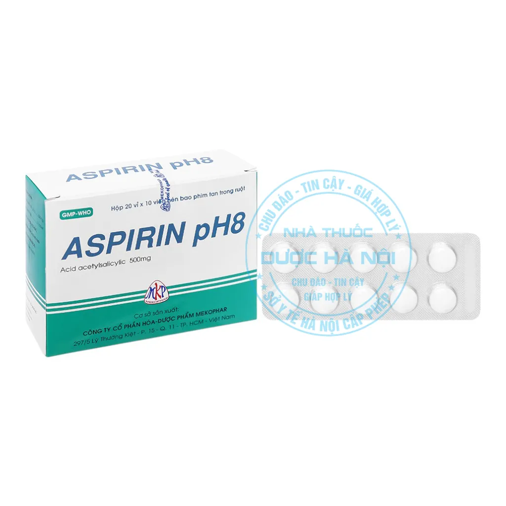 Thuốc Aspirin pH8