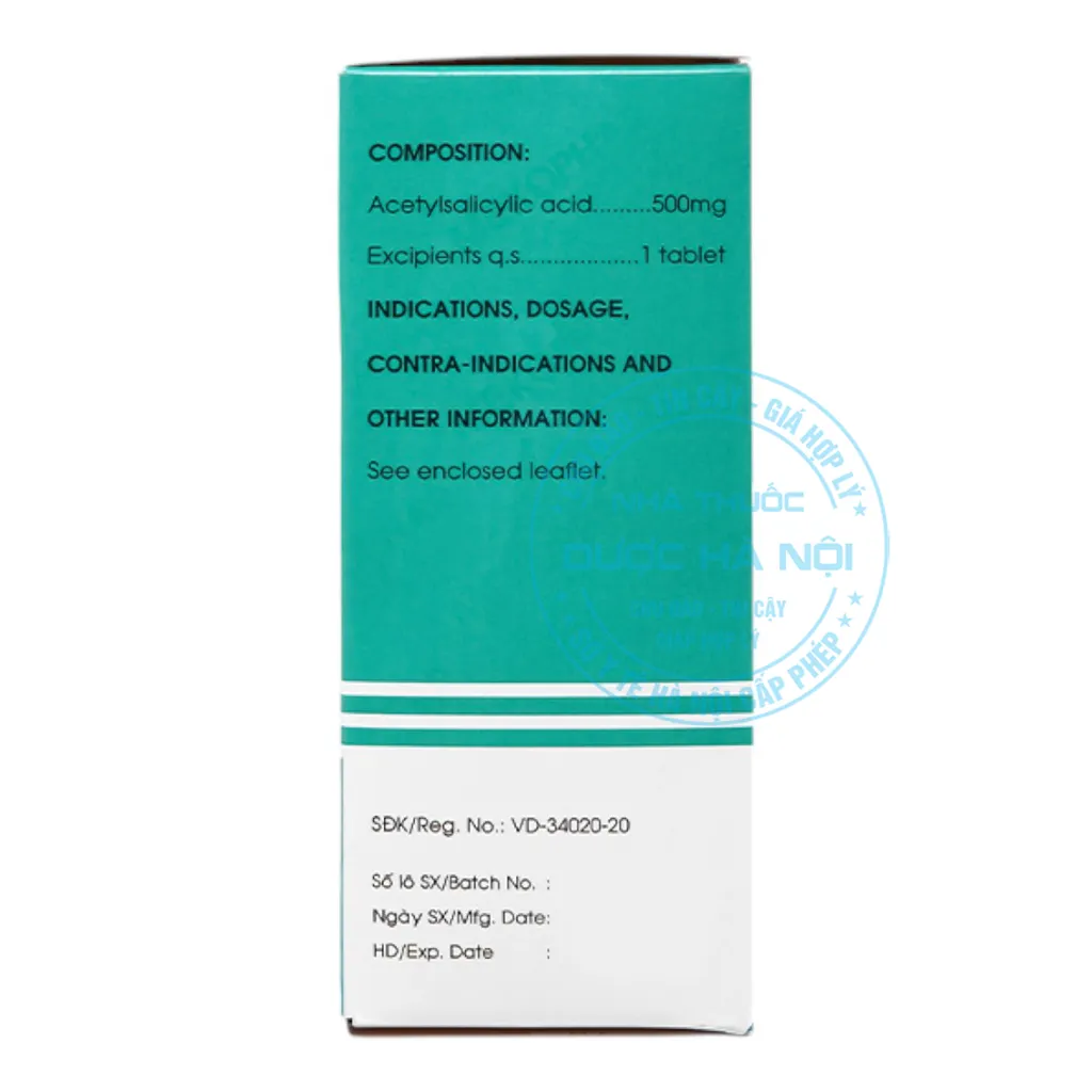 Thuốc Aspirin pH8