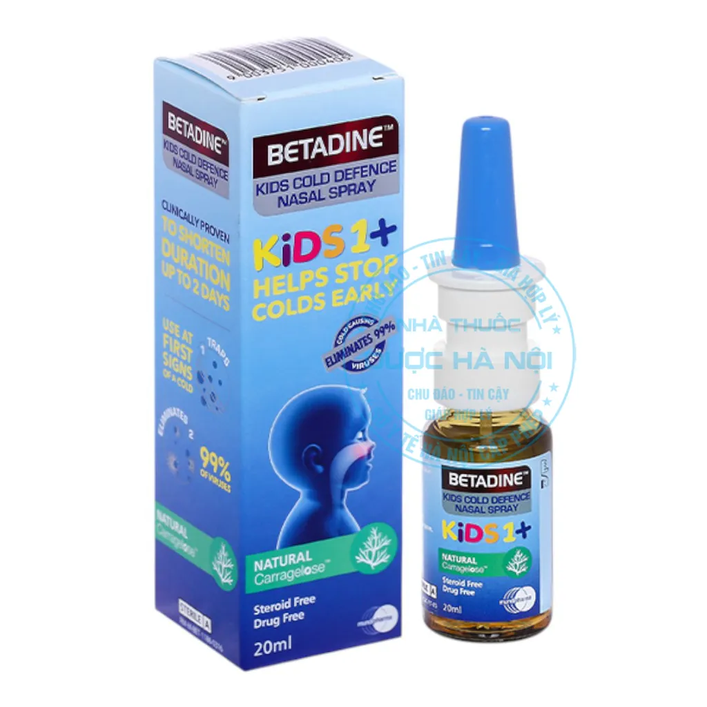 Xịt mũi Betadine Kids